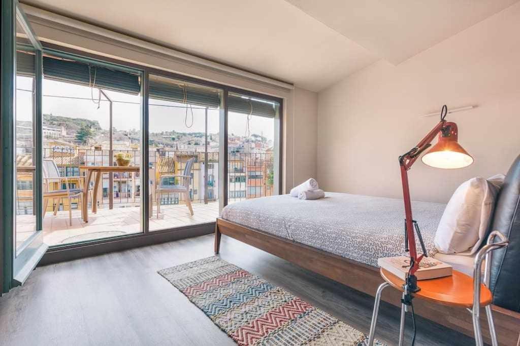 Sleep & Stay Luxury Top Floor Apt With Terrace Херона Екстериор снимка